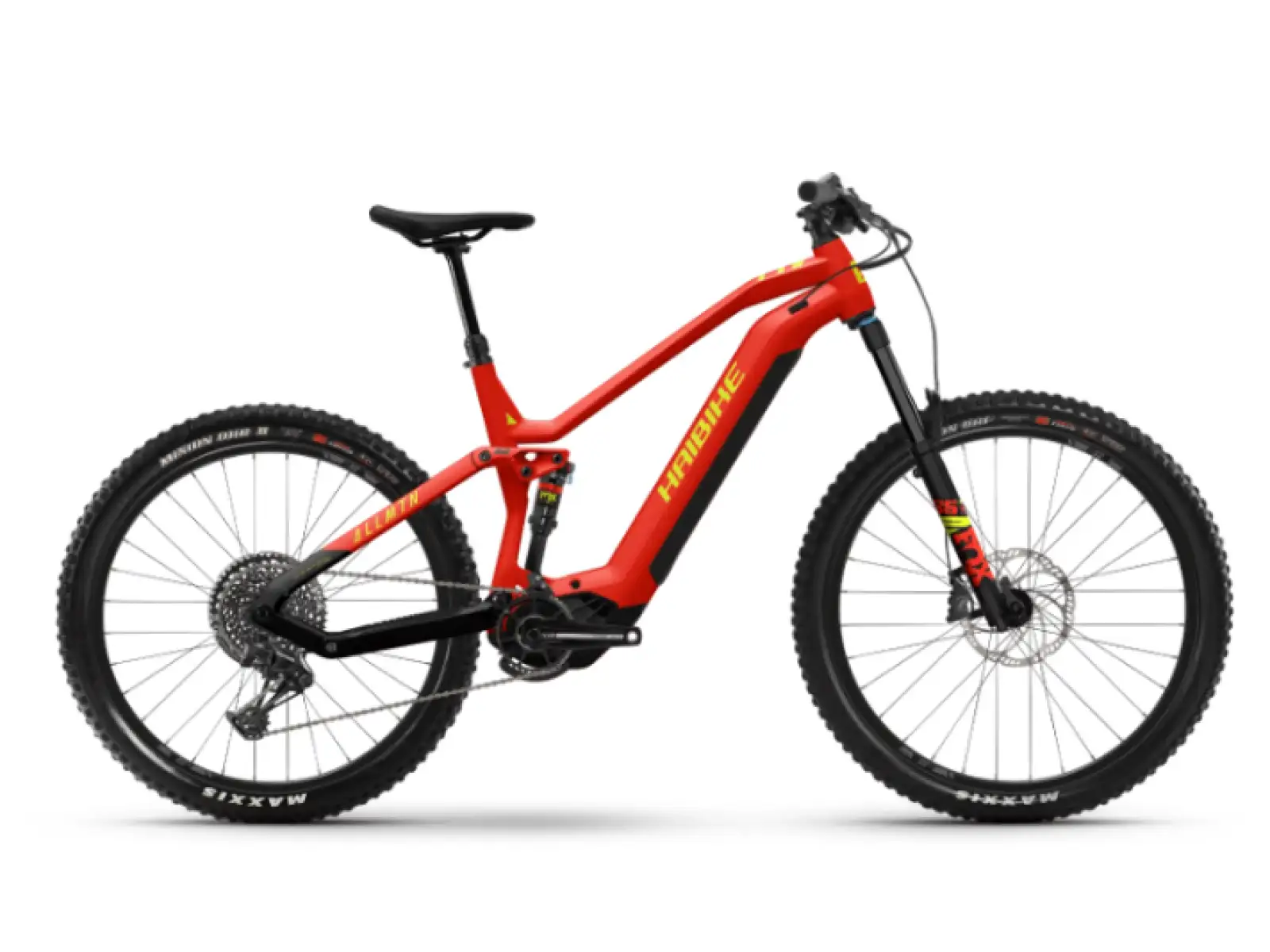 Haibike AllMtn 7 Fully Electric Bike Matt Red/Black/Neon GEPRÜFT