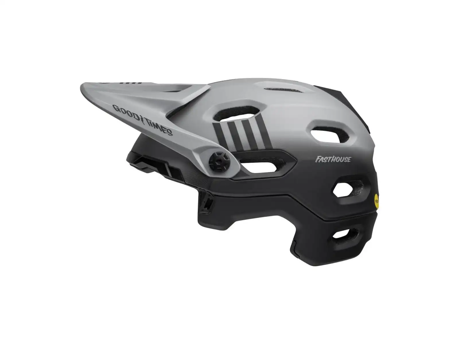 Bell Super DH Spherical Helm Mat Gray/Black Fasthouse
