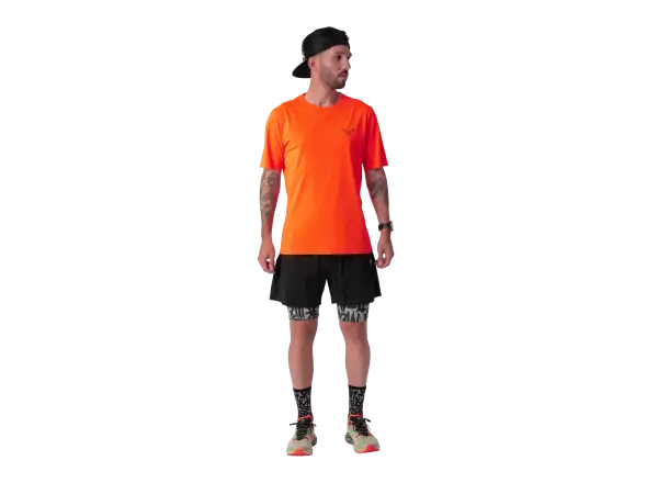 Dynafit Trail Herren Laufshirt Kurzarm Ultra Orange