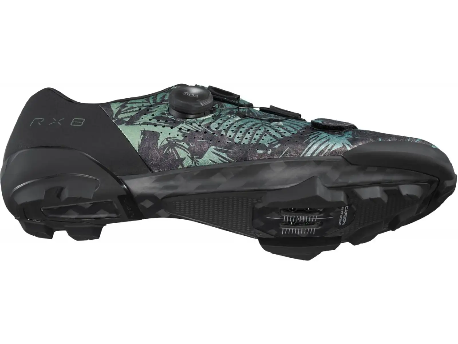 Shimano SH-RX801 Herren Gravel Schuhe Tropical Leaves