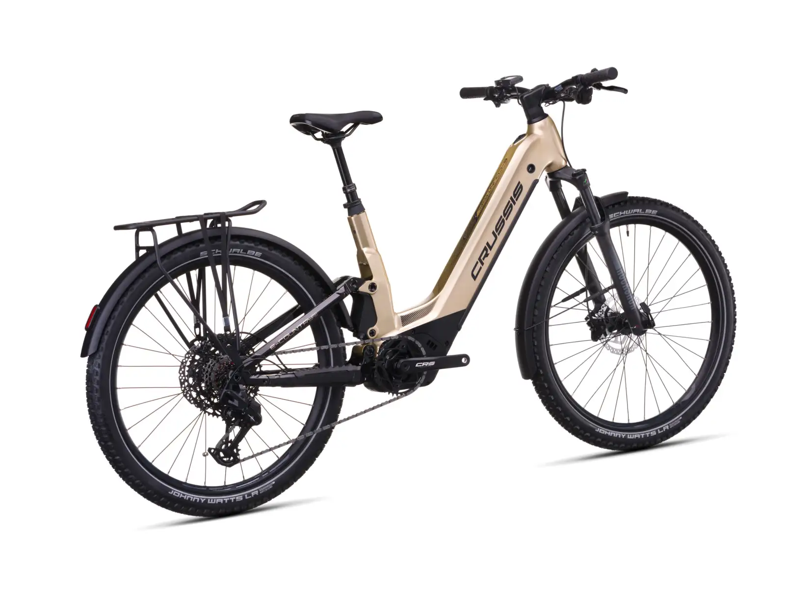Crussis e-Country full 10.11 715Wh vollgefedertes Tiefeinsteiger Elektrofahrrad