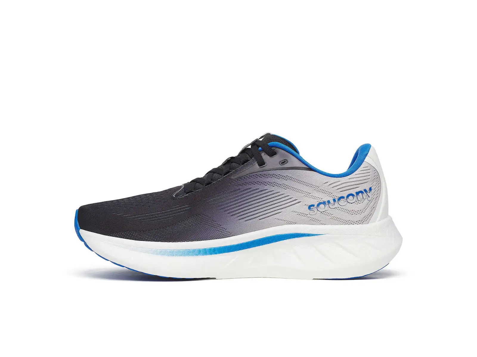 Saucony Ride 18 Herren-Laufschuhe Black/Skydiver