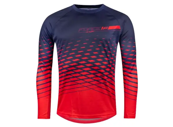 Force Angle MTB Herren Langarmtrikot blau/rot