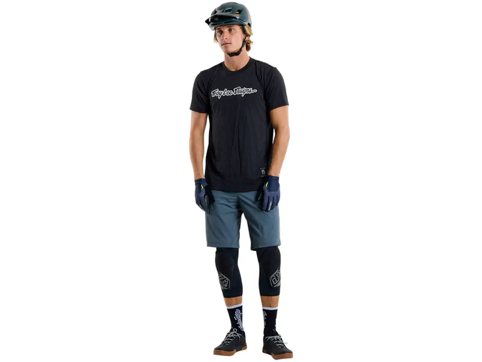 Troy Lee Designs Skyline Ride Tee Herren Trikot Kurzarm Signature Black