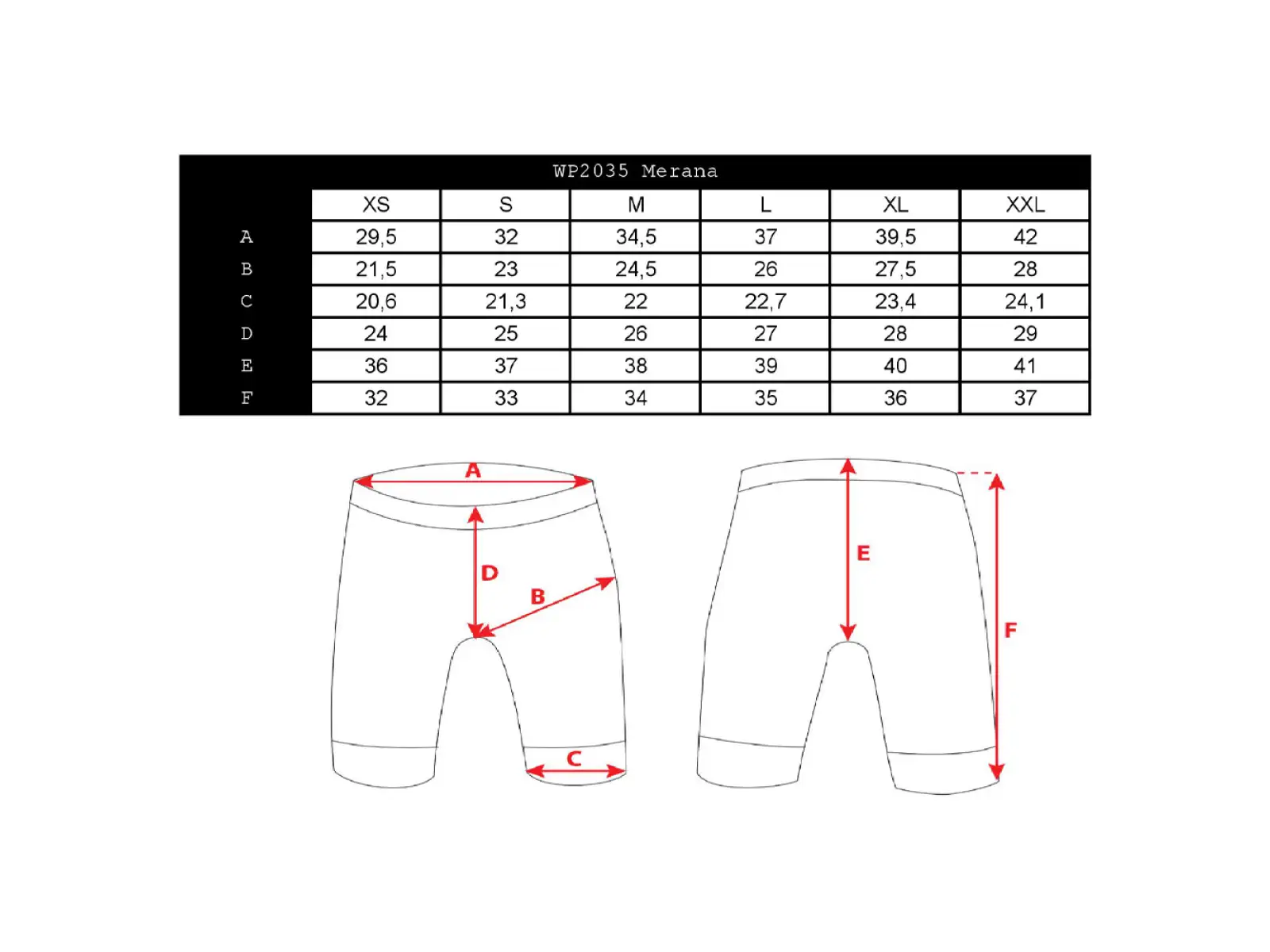 Silvini Merana Damen Shorts Schwarz