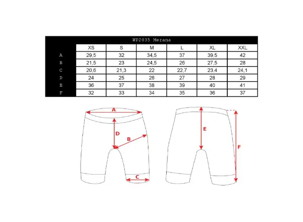 Silvini Merana Damen Shorts Schwarz