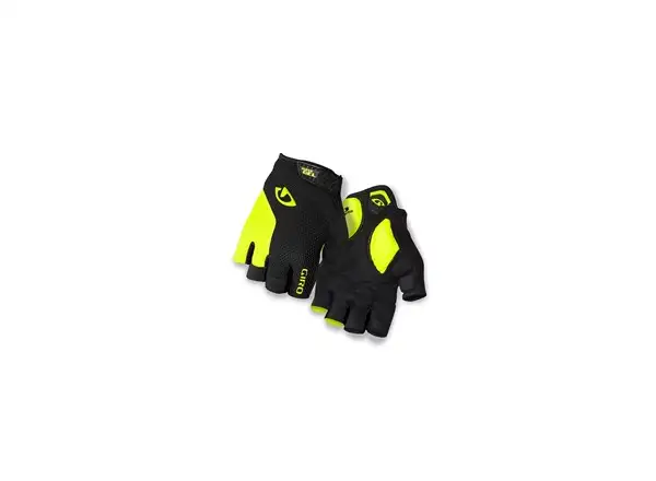 Giro Strade Dure Handschuhe Schwarz/Highlight Gelb