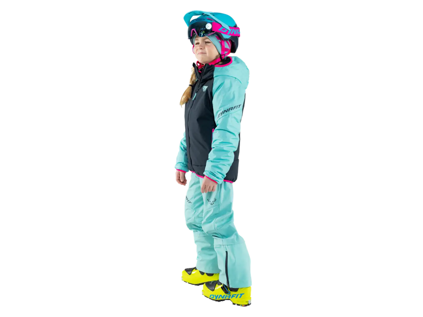 Dynafit Youngstar 3L Kinderhosen mit Latz Marineblau