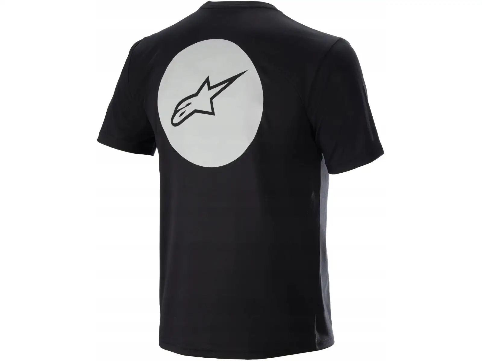 Alpinestars Dot Tech Herren-T-Shirt mit kurzen Ärmeln in Schwarz.