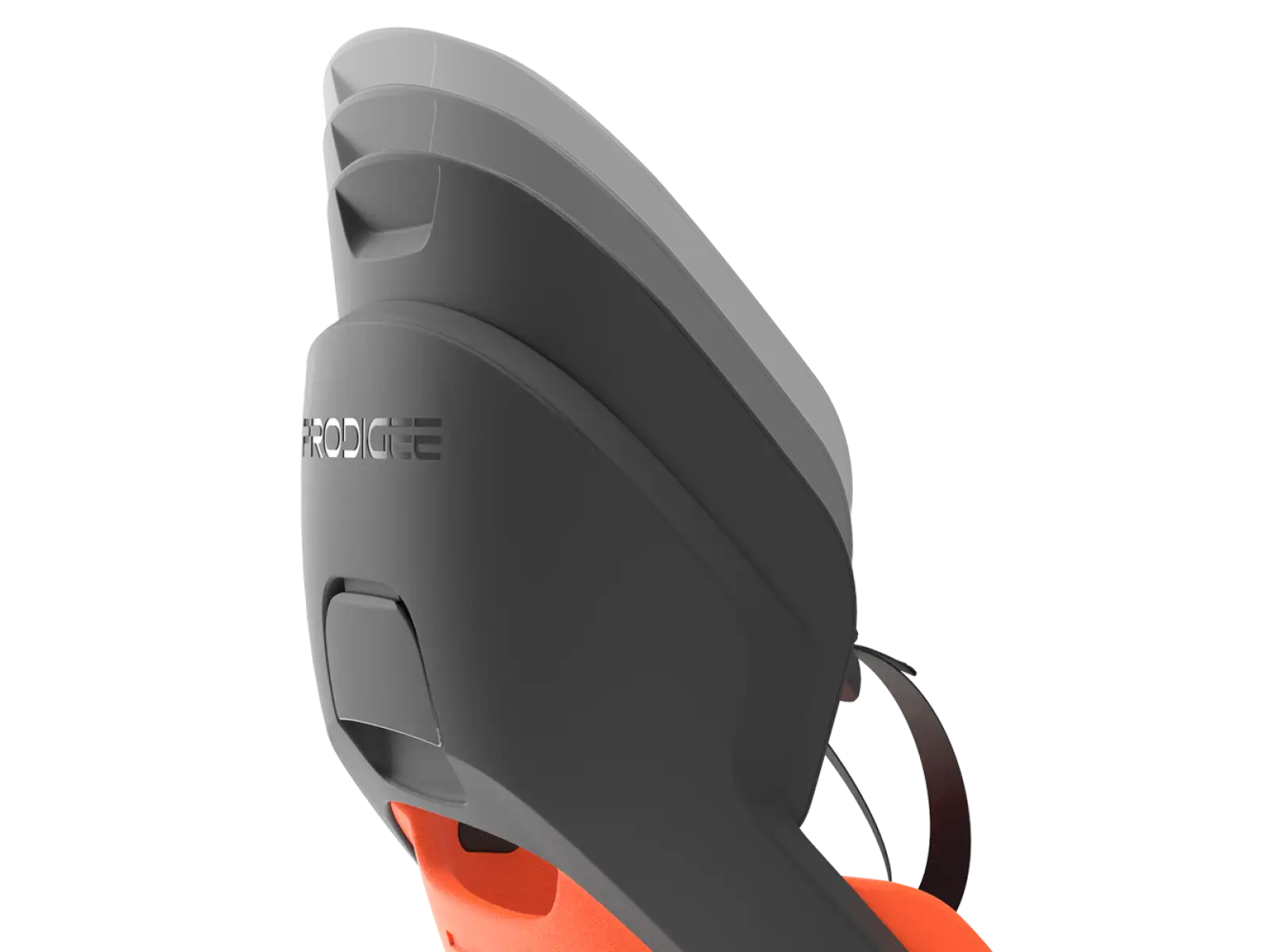 Prodigee Icon Kindersitz hinten am Gepäckträger schwarz/blau
