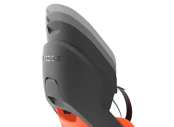 Prodigee Icon Kindersitz hinten am Gepäckträger schwarz/blau