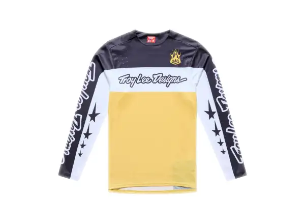Troy Lee Designs Sprint Pro Herren Trikot Langarm Yo Moto Butter