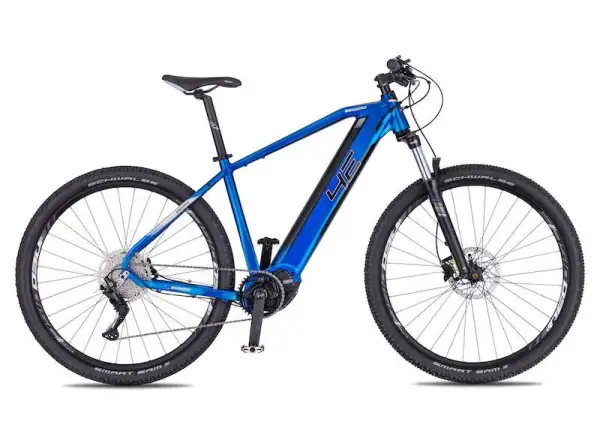 4Ever Esword Elite M510 Mountain E-Bike in Sky Blue/Hologram.
