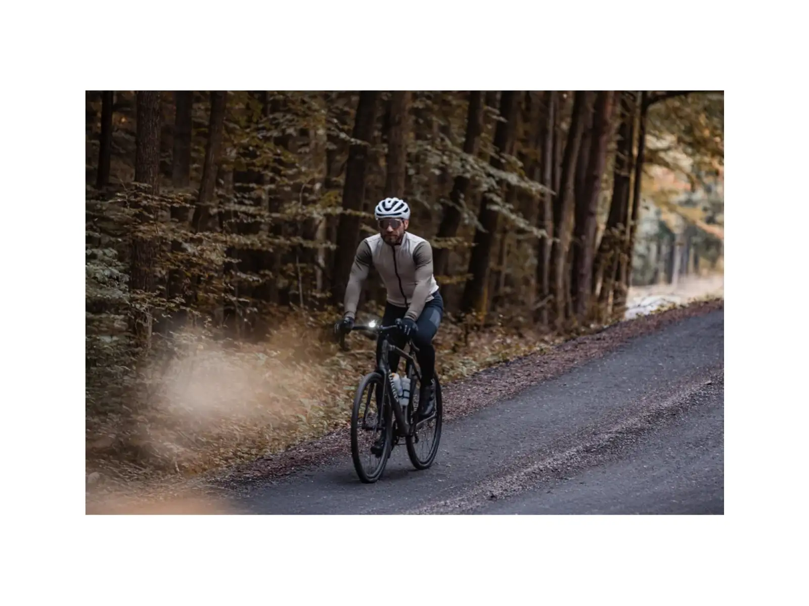 Force Strive Radbrille transparent/schwarz verspiegeltes Glas