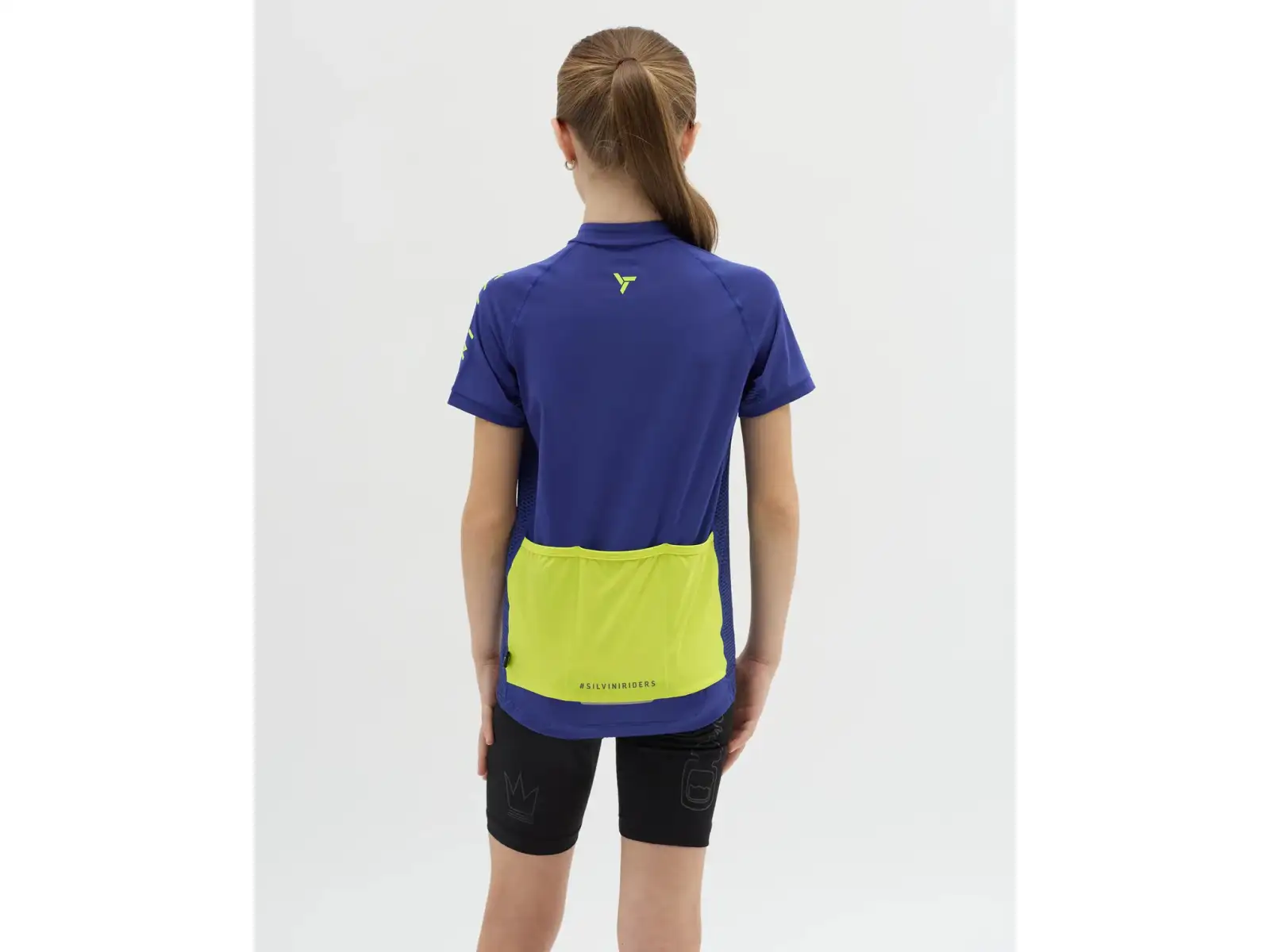 Silvini Mazzani Kindertrikot Kurzarm Blue/Neon