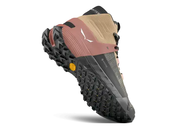 Salewa Wildfire NXT Mid GTX Damen-Wanderschuhe Quicksand/Etruscan Red