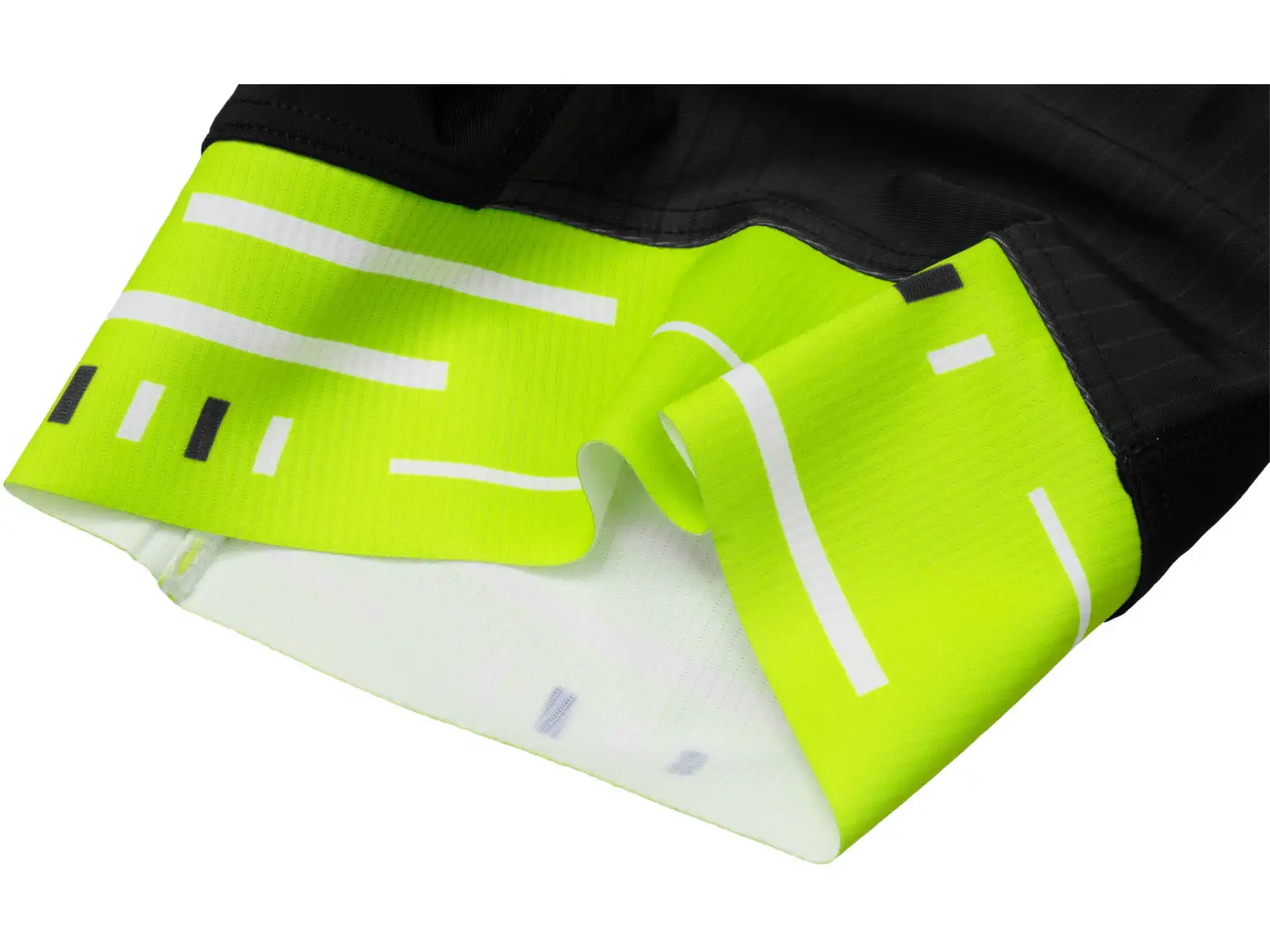 Etape Racing 2.0 Herren-Shorts mit Polster schwarz/gelb fluo