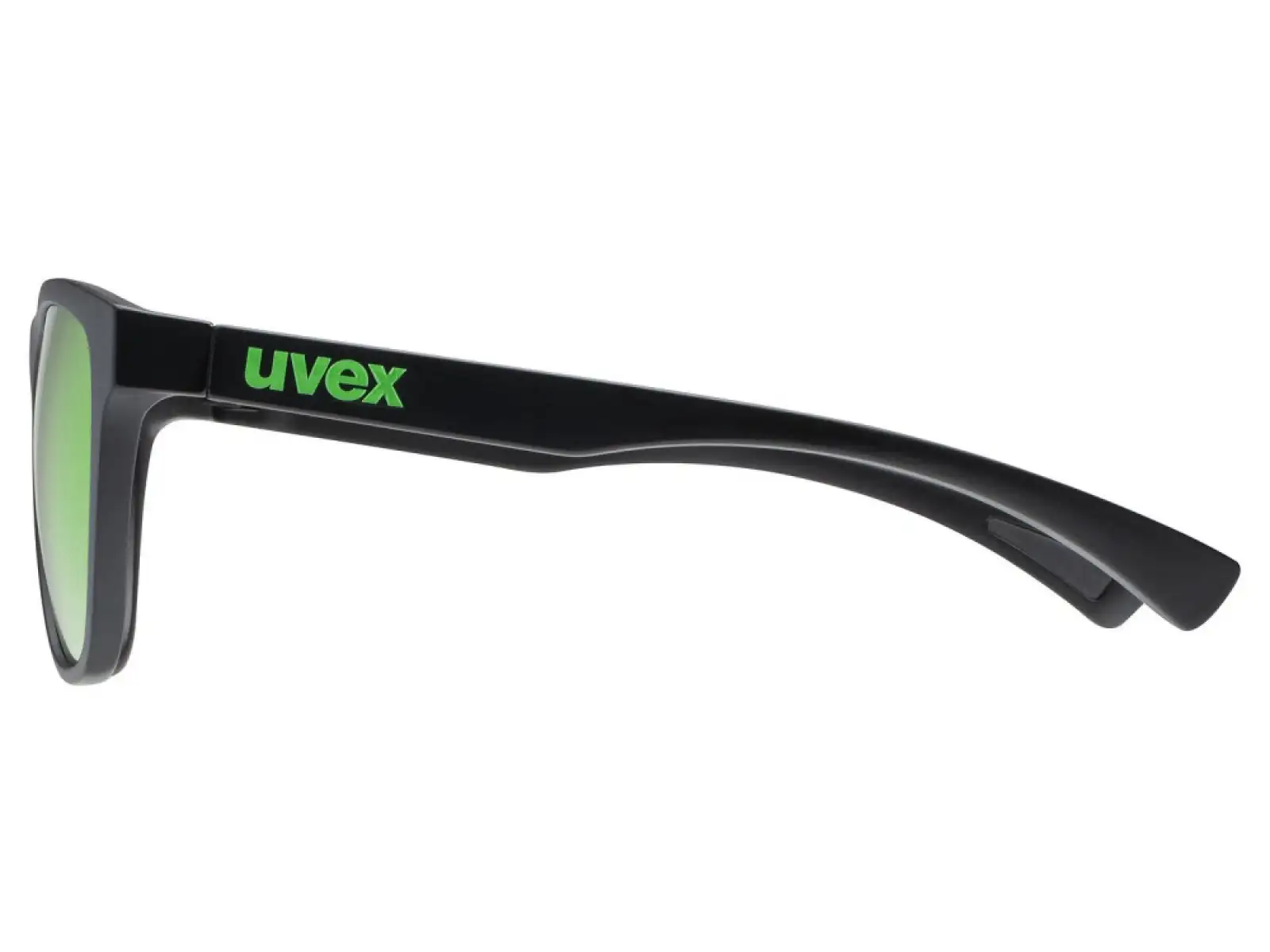 Uvex ESNTL Spirit Brille Black Matt/Mirror Green