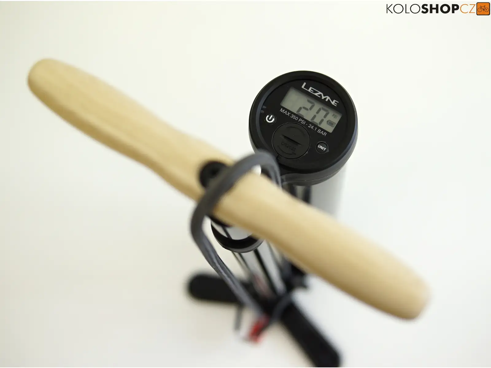 Lezyne Digitaldruckpumpe Over Drive Schwarz