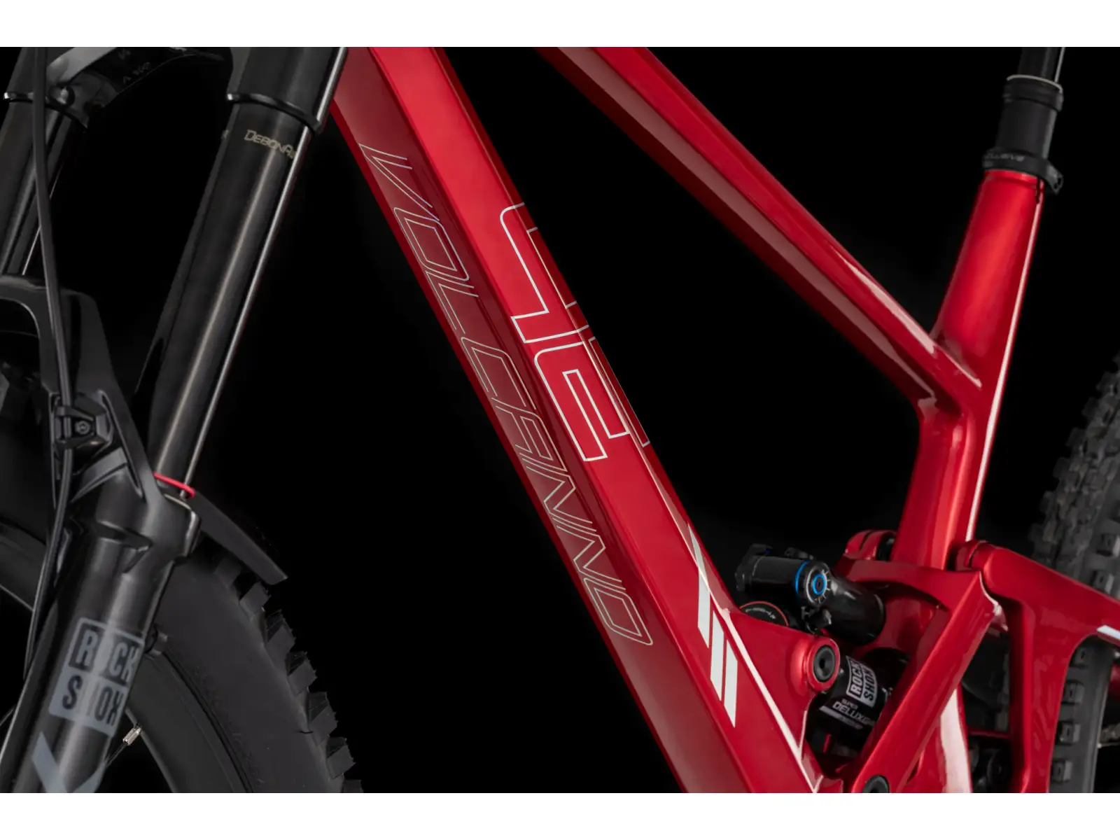 4ever Volcanno Vesuv Fully Mountainbike - Flame Red/Hologram
