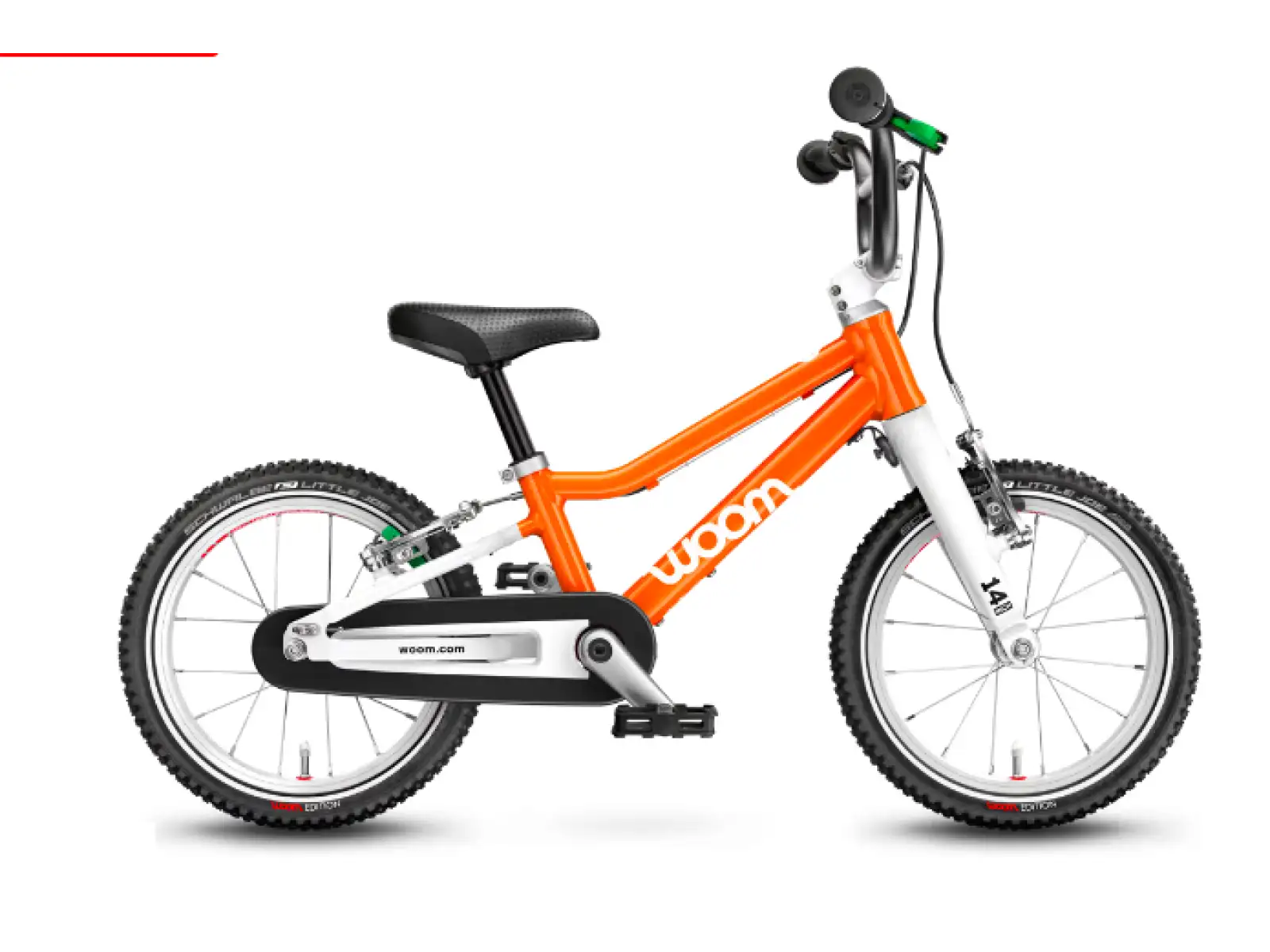 Woom 2 Flamme Orange 14 Kinderfahrrad