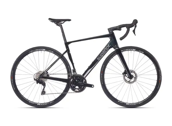 Superior XR 9.3 GF Rennrad Gloss Emerald Black / Carbon