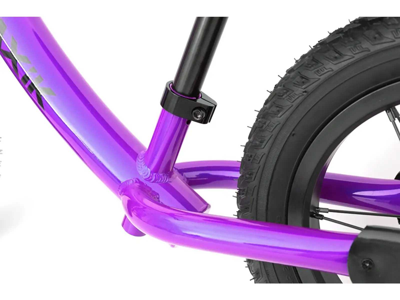 MAXÍK Evo Lite Kinderlaufrad magenta/lila + Gurt YAK