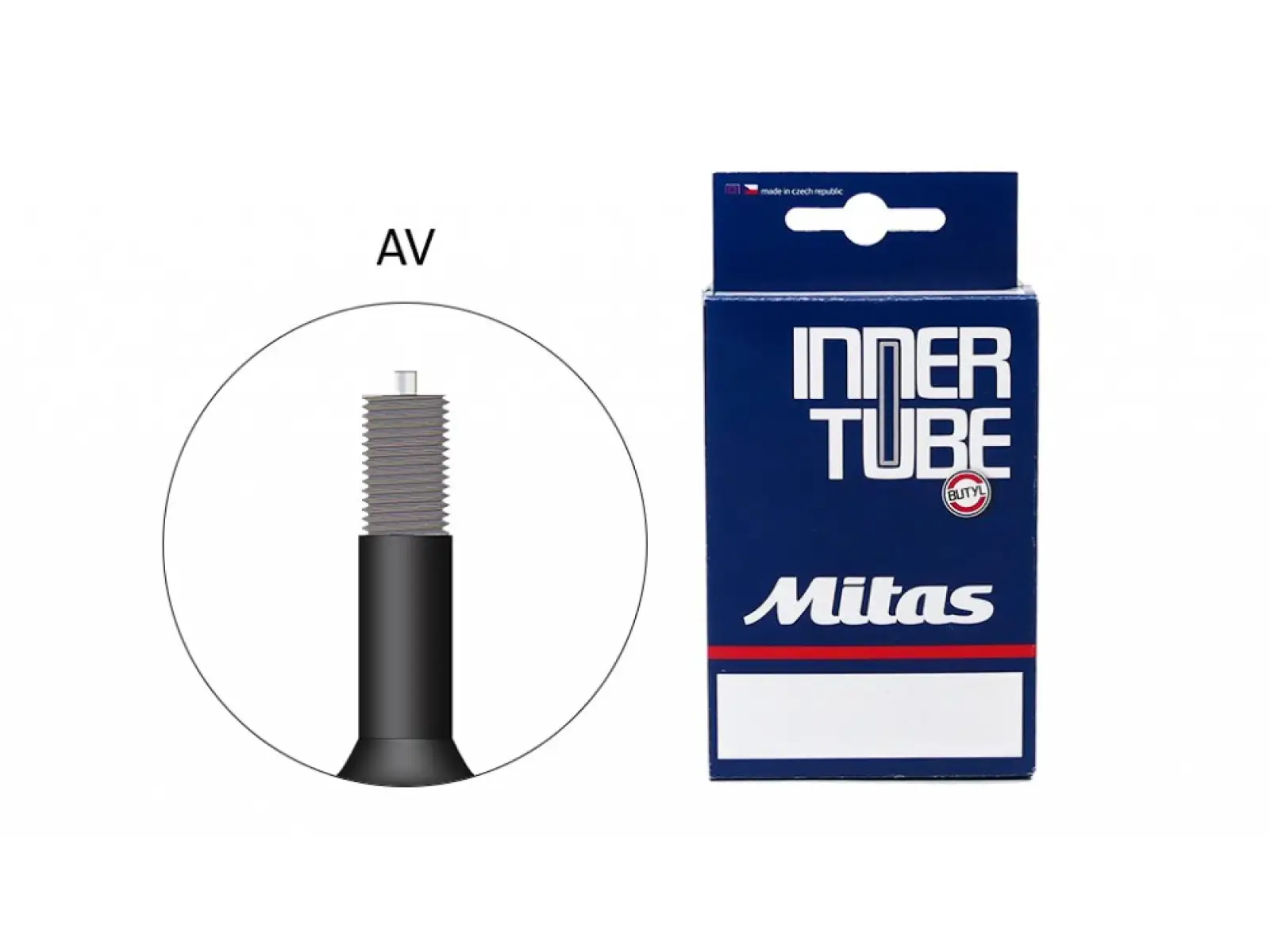 Mitas 16x1,25–1,75" AV35 Schlauch für Kinderfahrräder