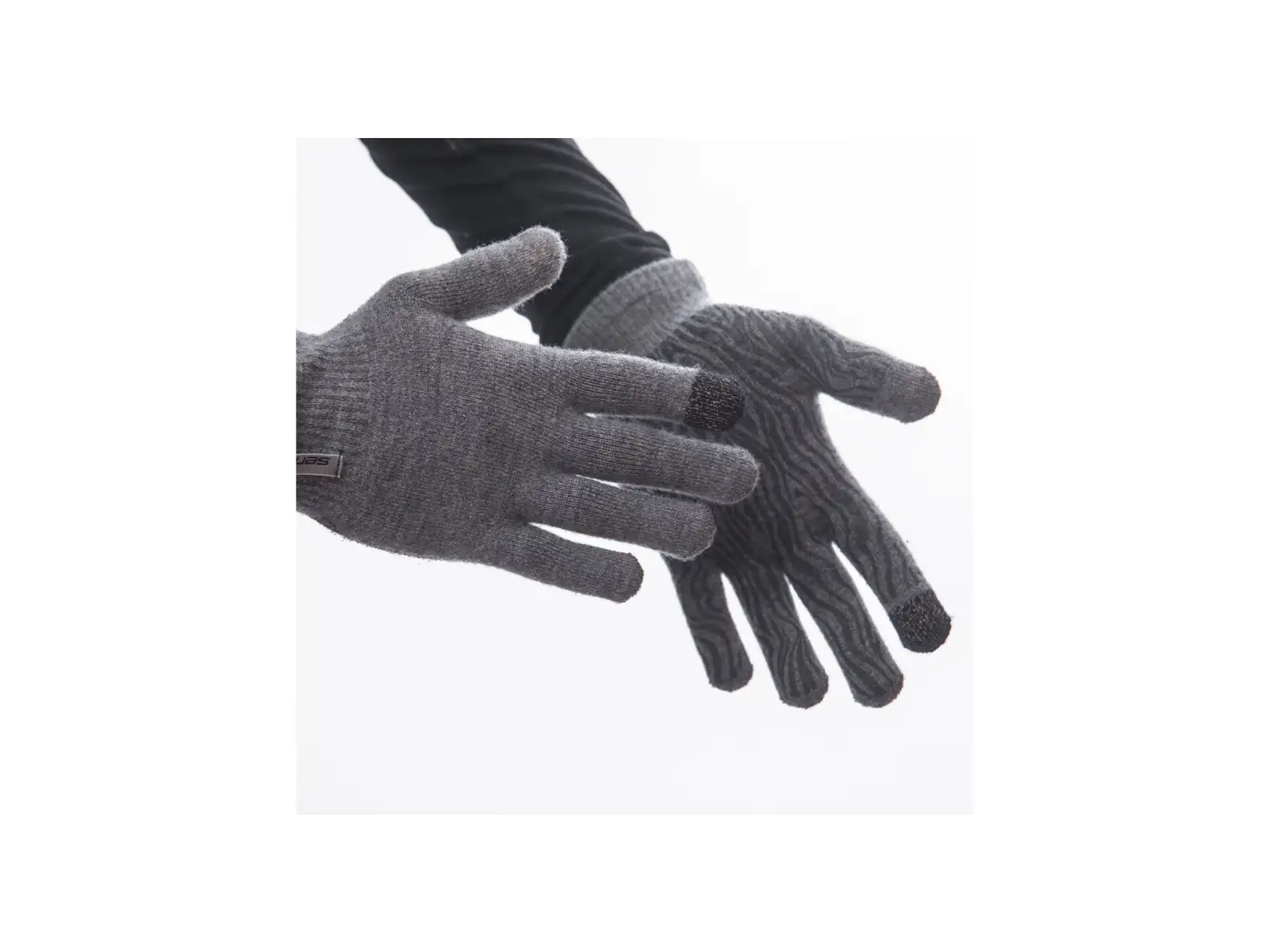 Sensor Merino Handschuhe Grau