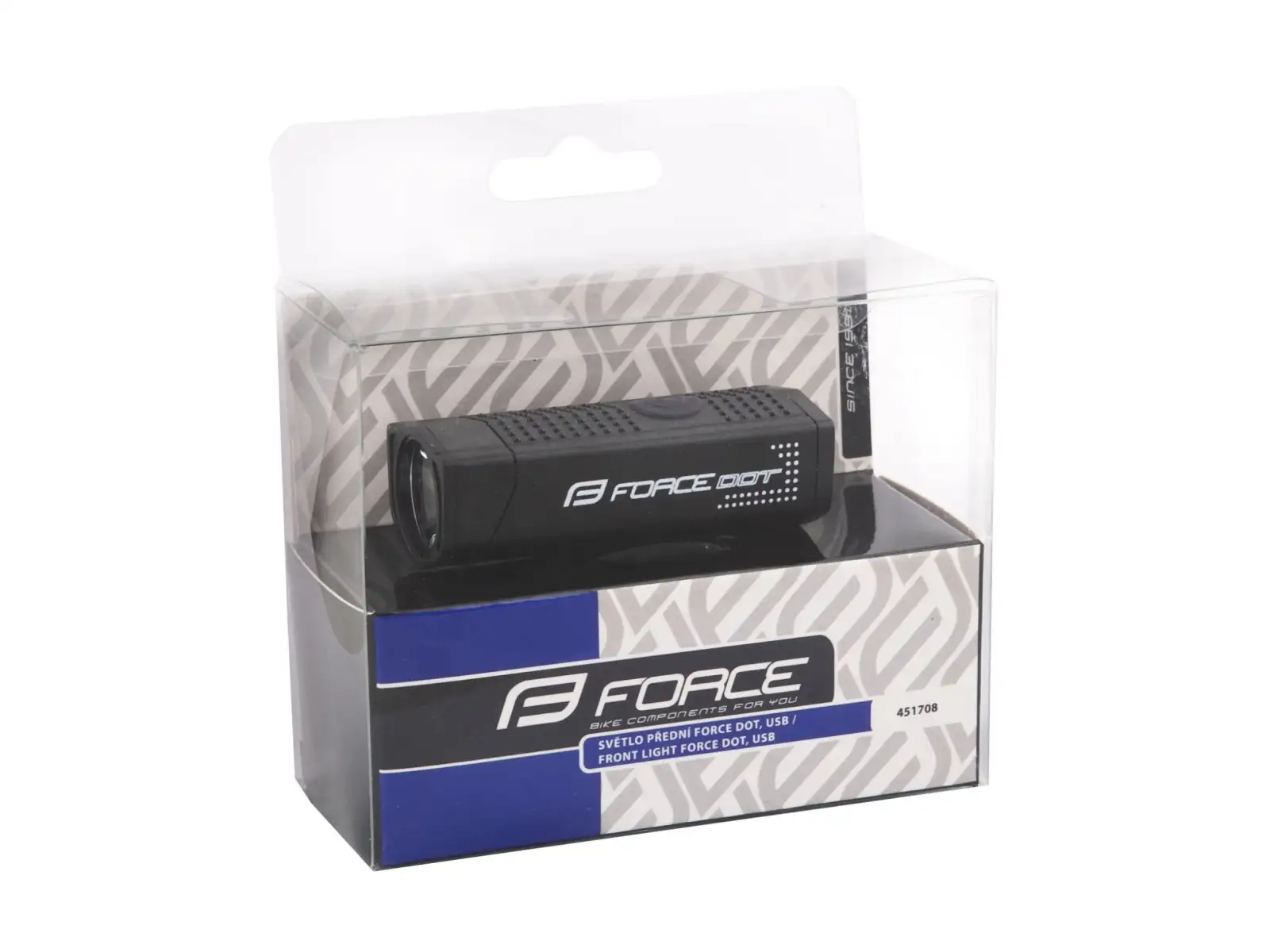 Force Dot Vorderlicht USB Schwarz.