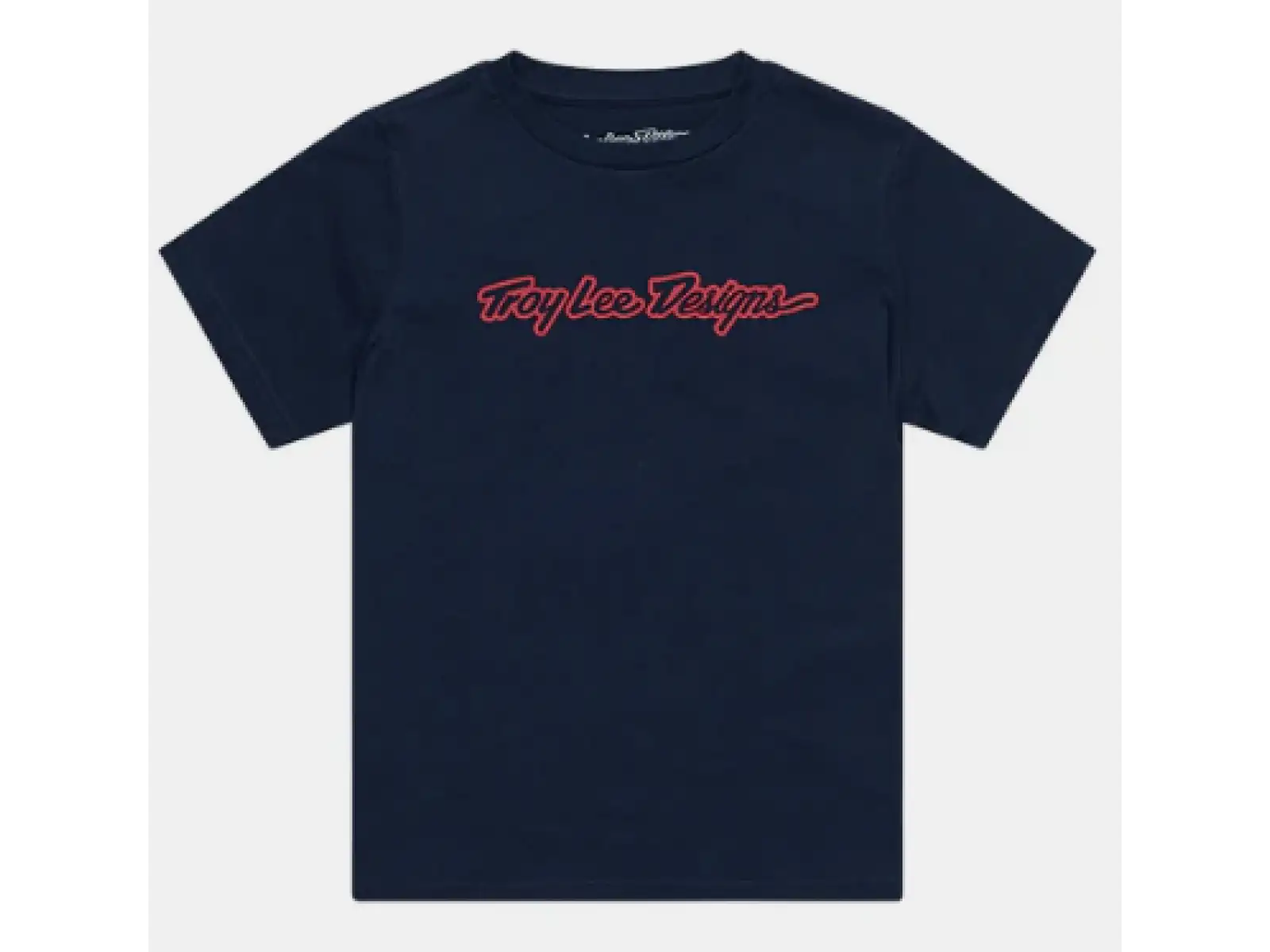Troy Lee Designs Signature Kinder T-Shirt Kurzarm Navy