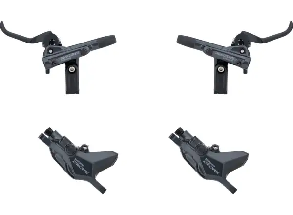 Shimano Deore BR-M6100 + BL-M6100 Scheibenbremse Set vorne + hinten, Polymer, J-kit