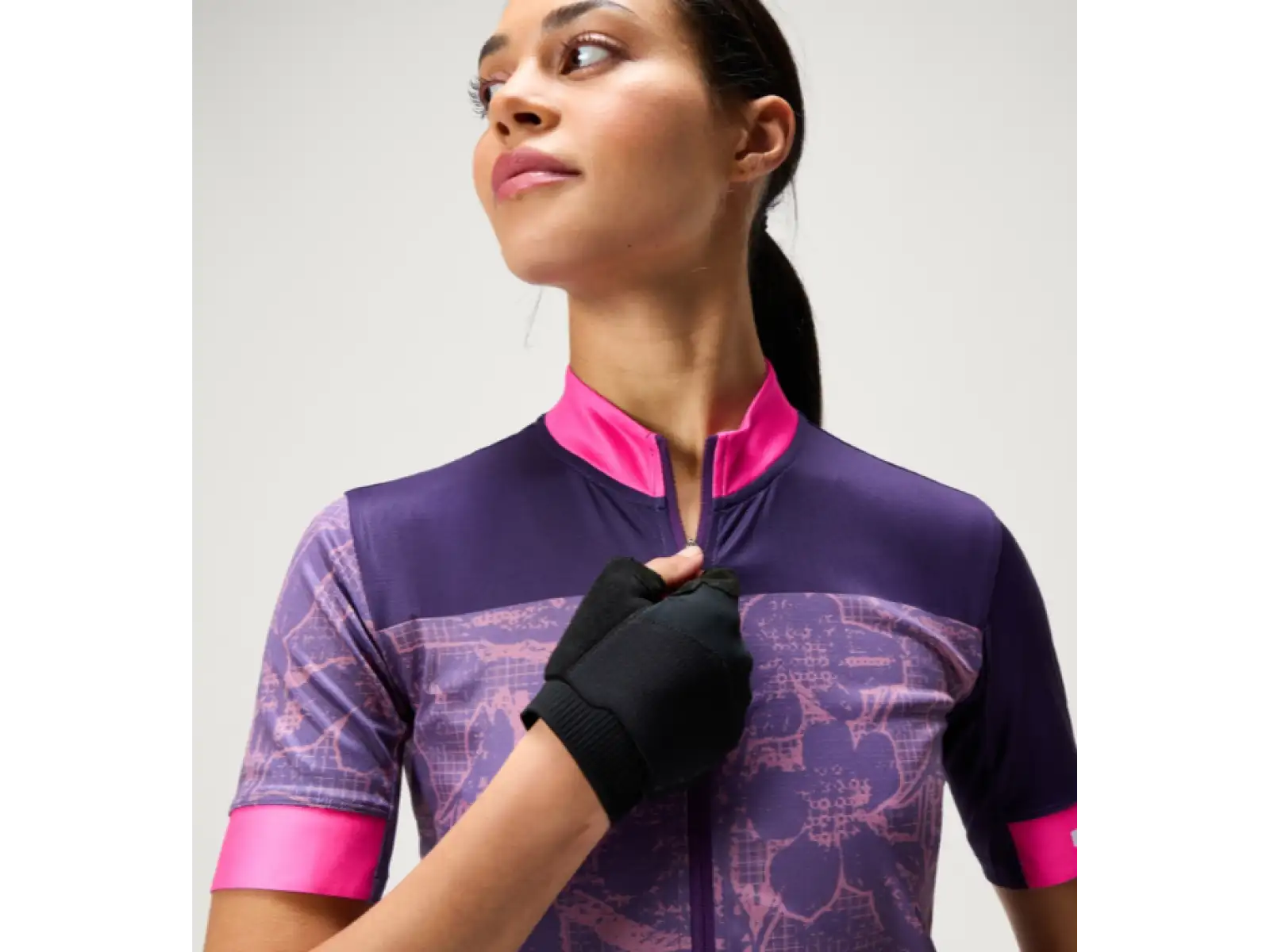 Endura FS260 Floral Damen-Trikot Kurzarm Bramble