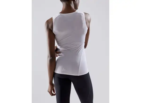 Craft Pro Dry Nanoweight Damen Trikot ohne Ärmel weiß