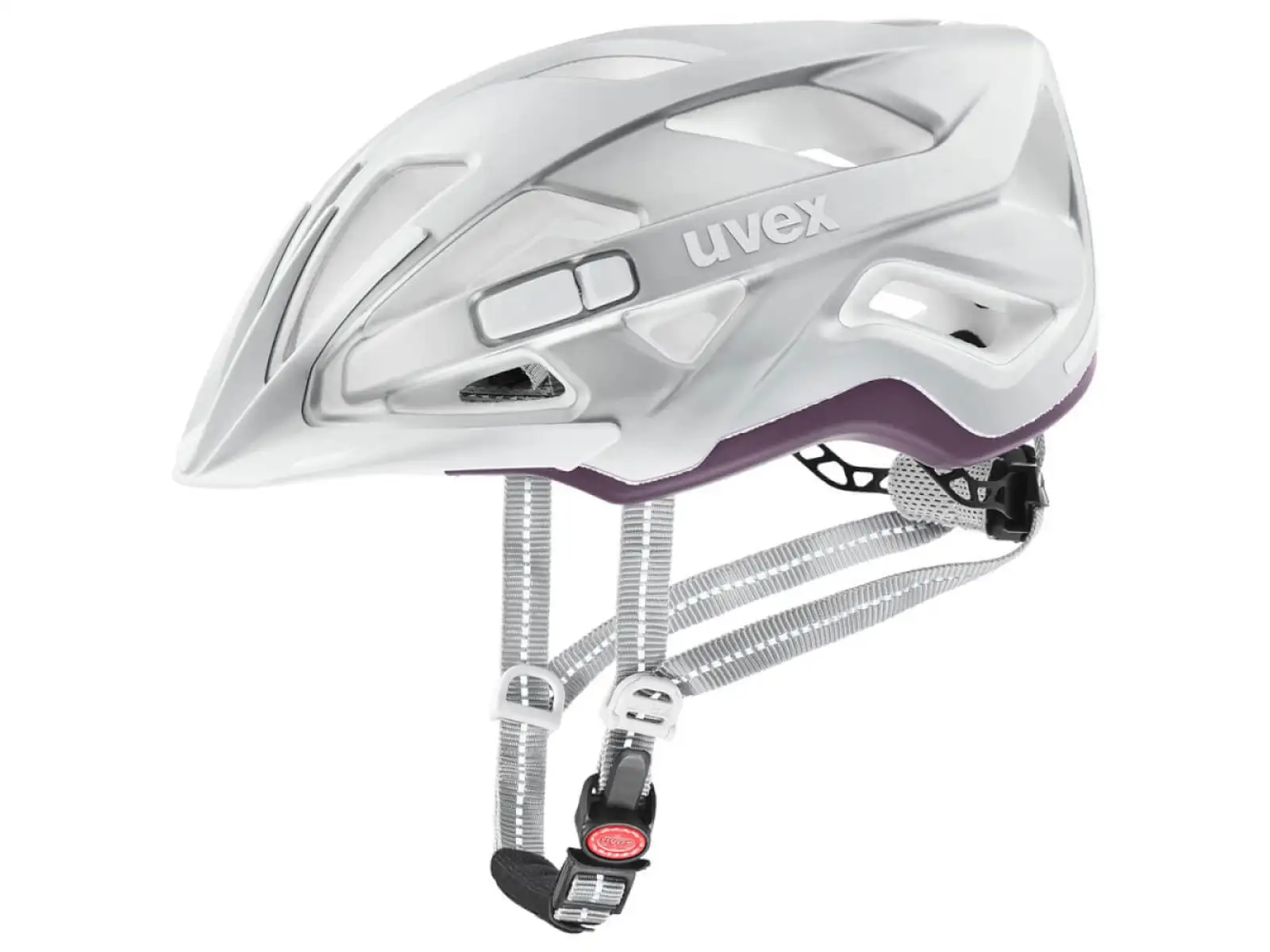 Uvex City Active Helm  Silver Plum Matt