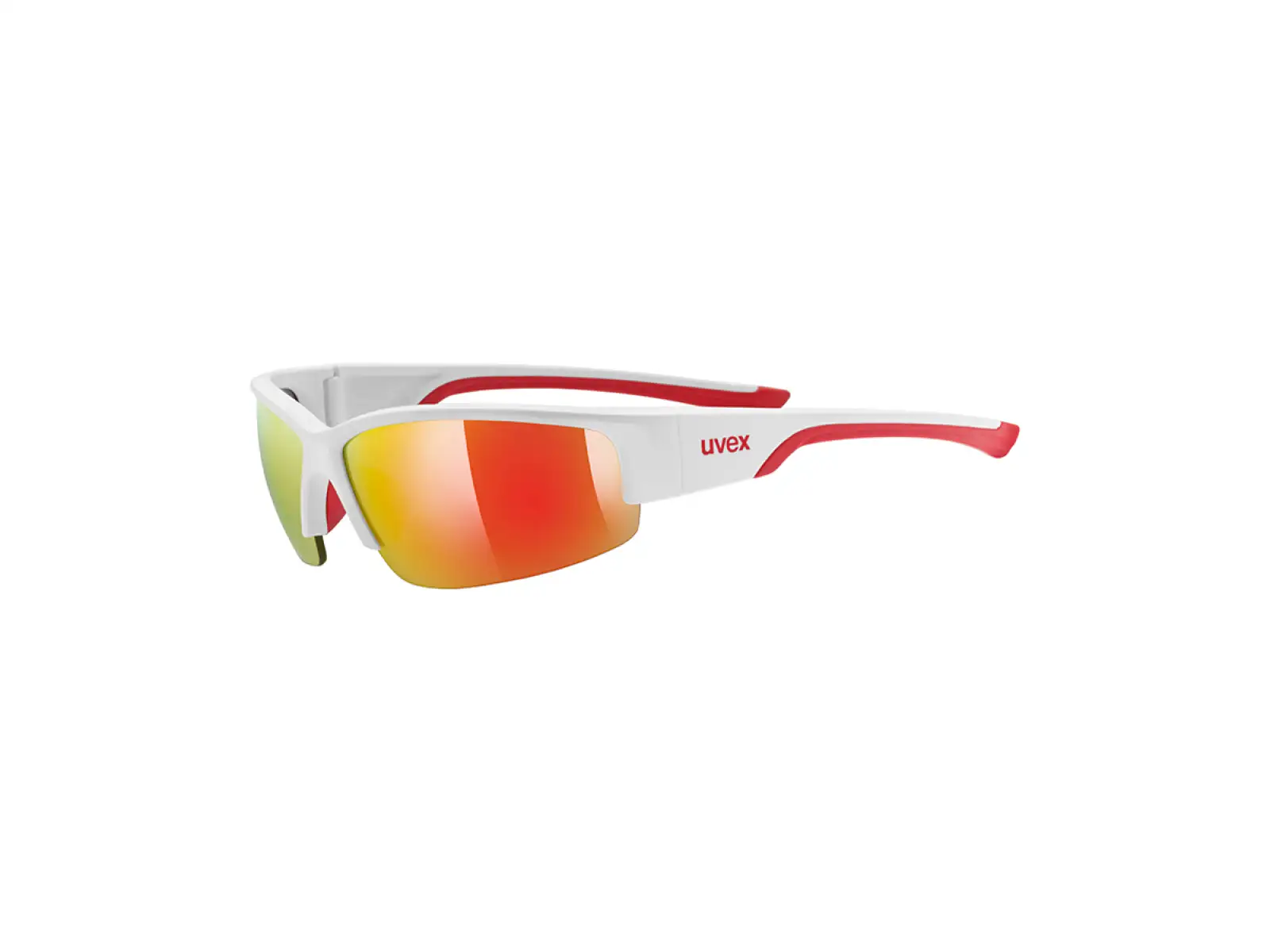 Uvex Sportstyle 215 Brille white mat red/red