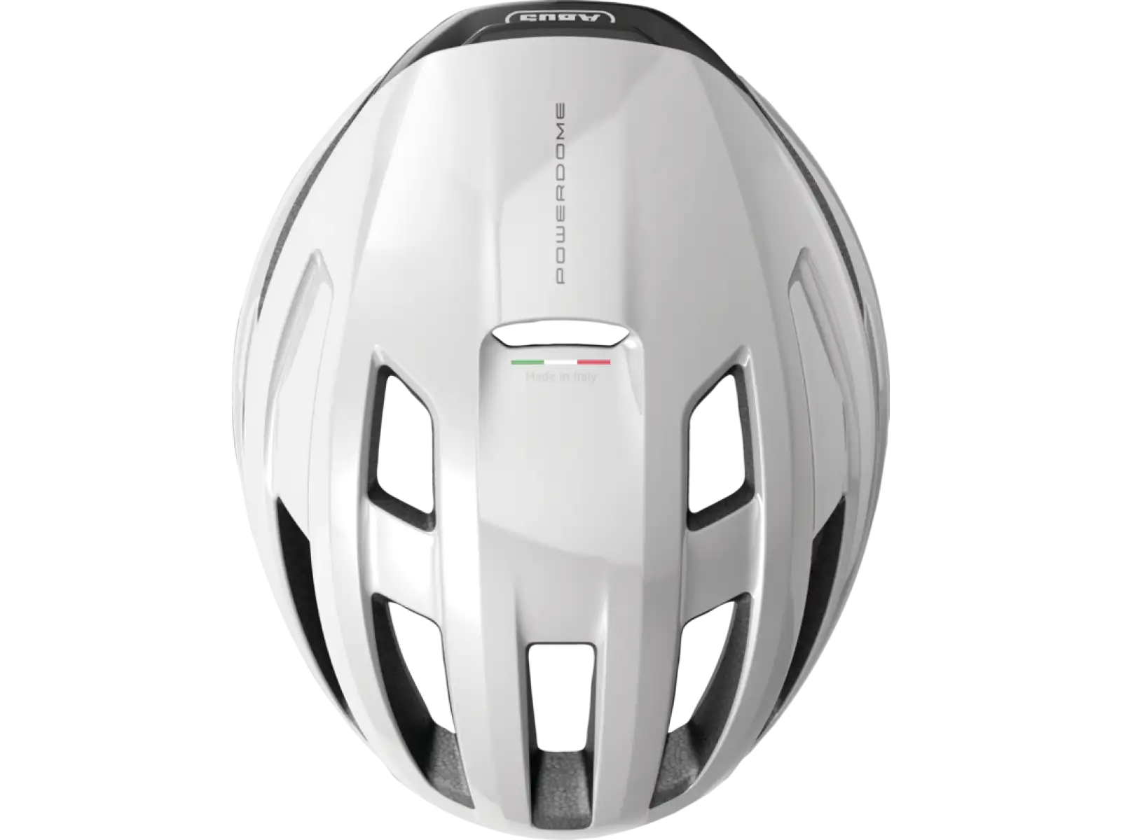 Abus PowerDome Straßenhelm Shiny White