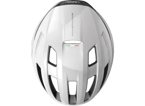 Abus PowerDome Straßenhelm Shiny White