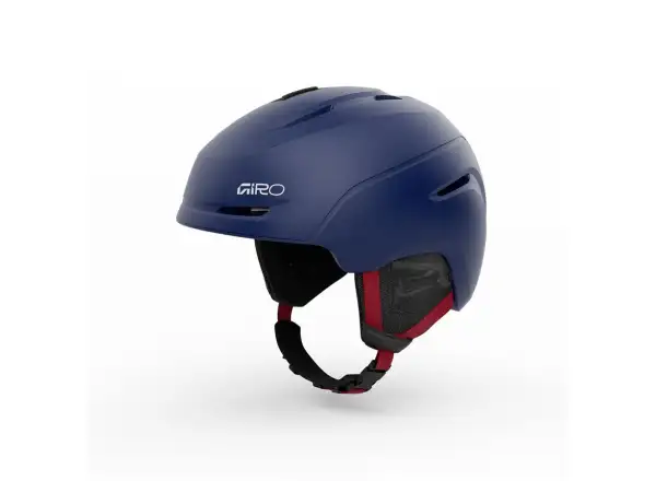 Giro Neo Jr. Skihelm Mattblau/rot