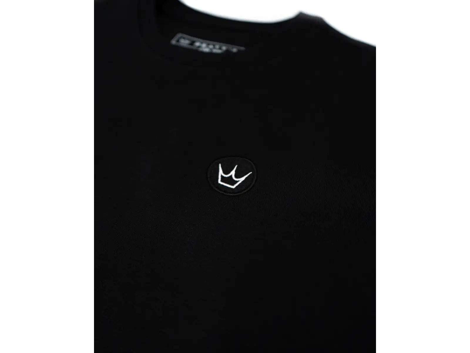 Peatys bestickter Crew-Pullover Herren Pullover Crown / Schwarz