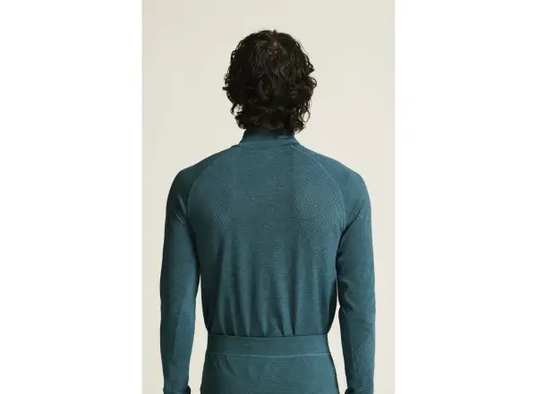 Craft Core Dry Active Comfort Zip Herren Langarmshirt grün