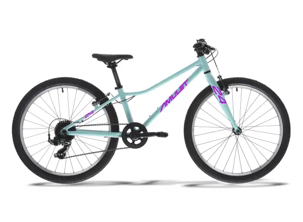 AMULET 24 Fun Kinderfahrrad celeste blue/purple