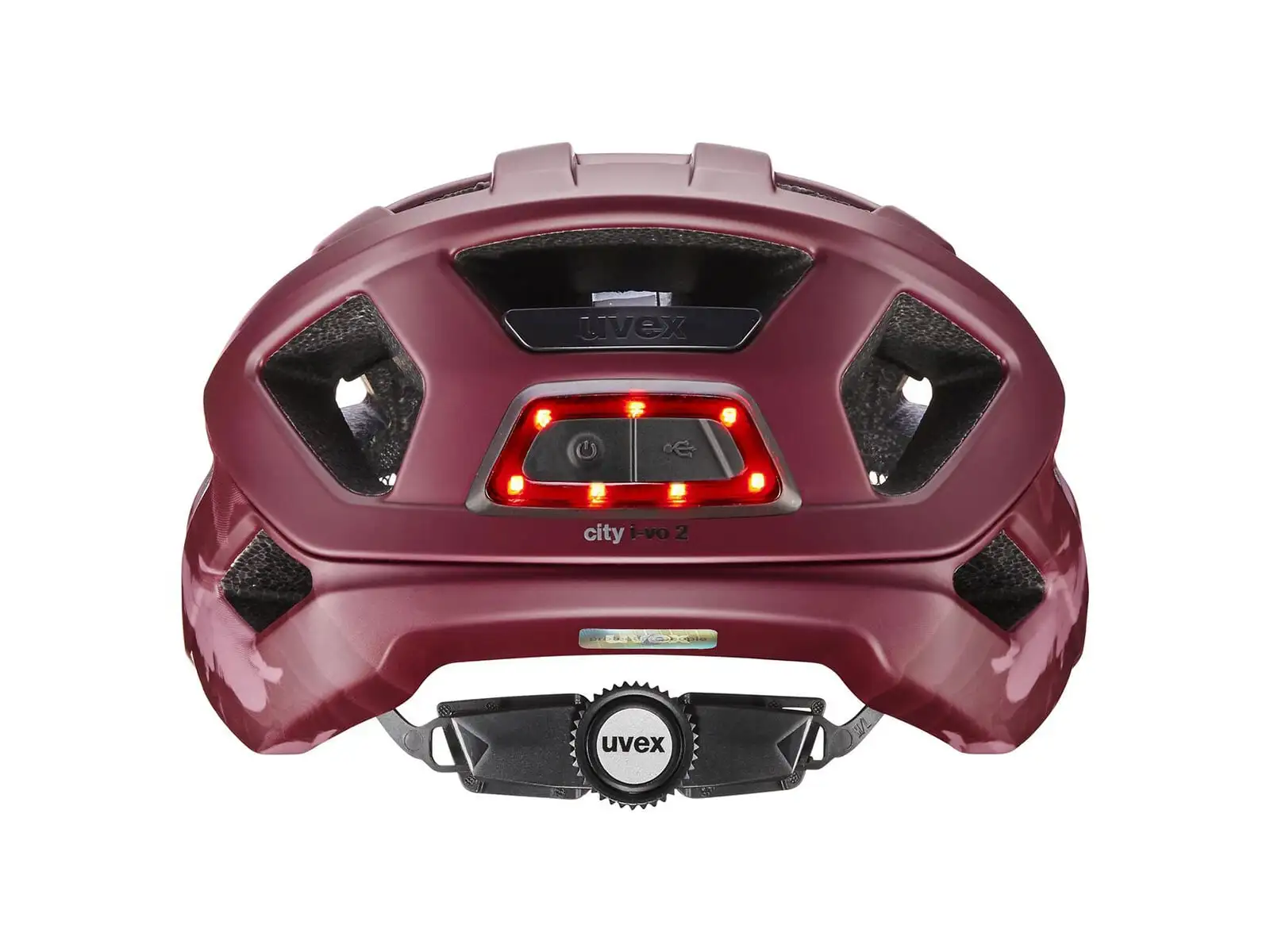 Uvex City I-vo 2 Helm Cranberry Matt