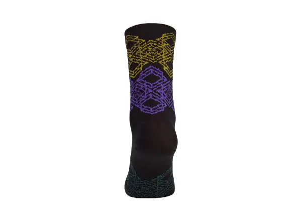 Silvini Dogana Socken Schwarz/Pflaume