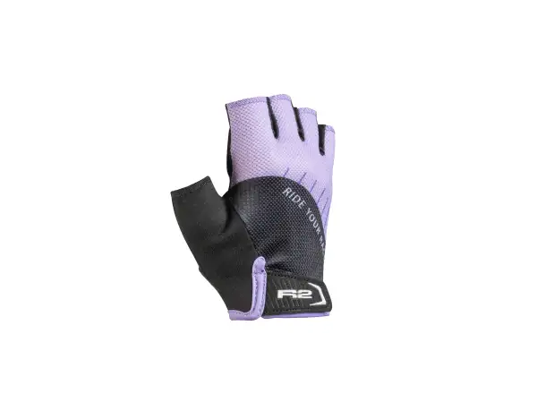 R2 Hoppy Kinder-Fahrradhandschuhe lila violett/schwarz