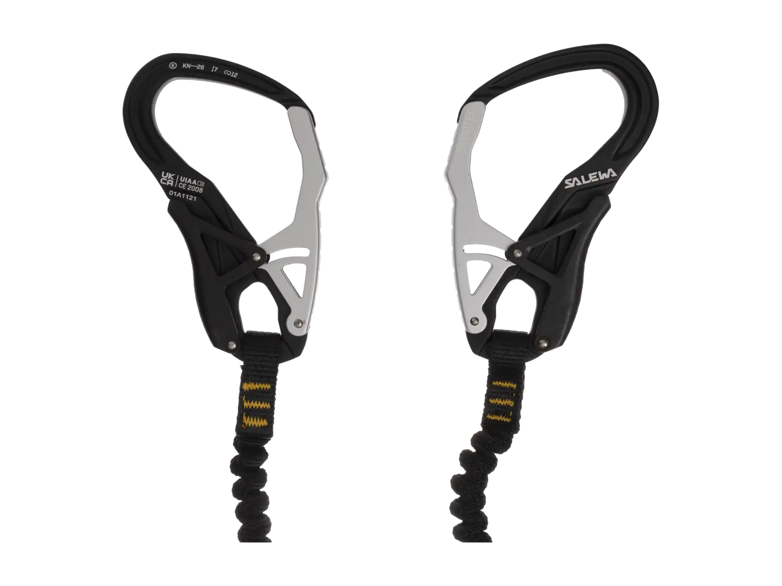 Salewa Set Via Ferrata Ergo Core Klettersteigdämpfer Black/Yellow
