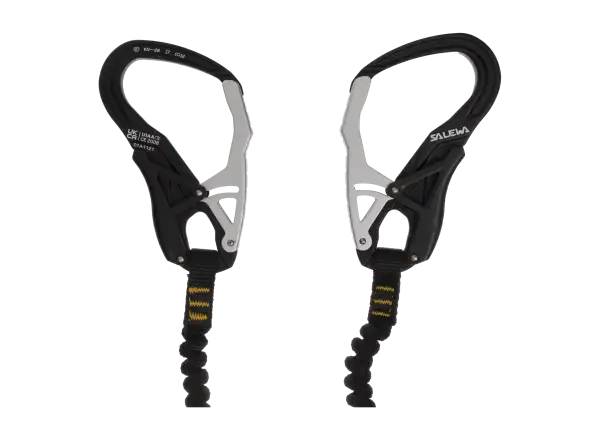 Salewa Set Via Ferrata Ergo Core Klettersteigdämpfer Black/Yellow
