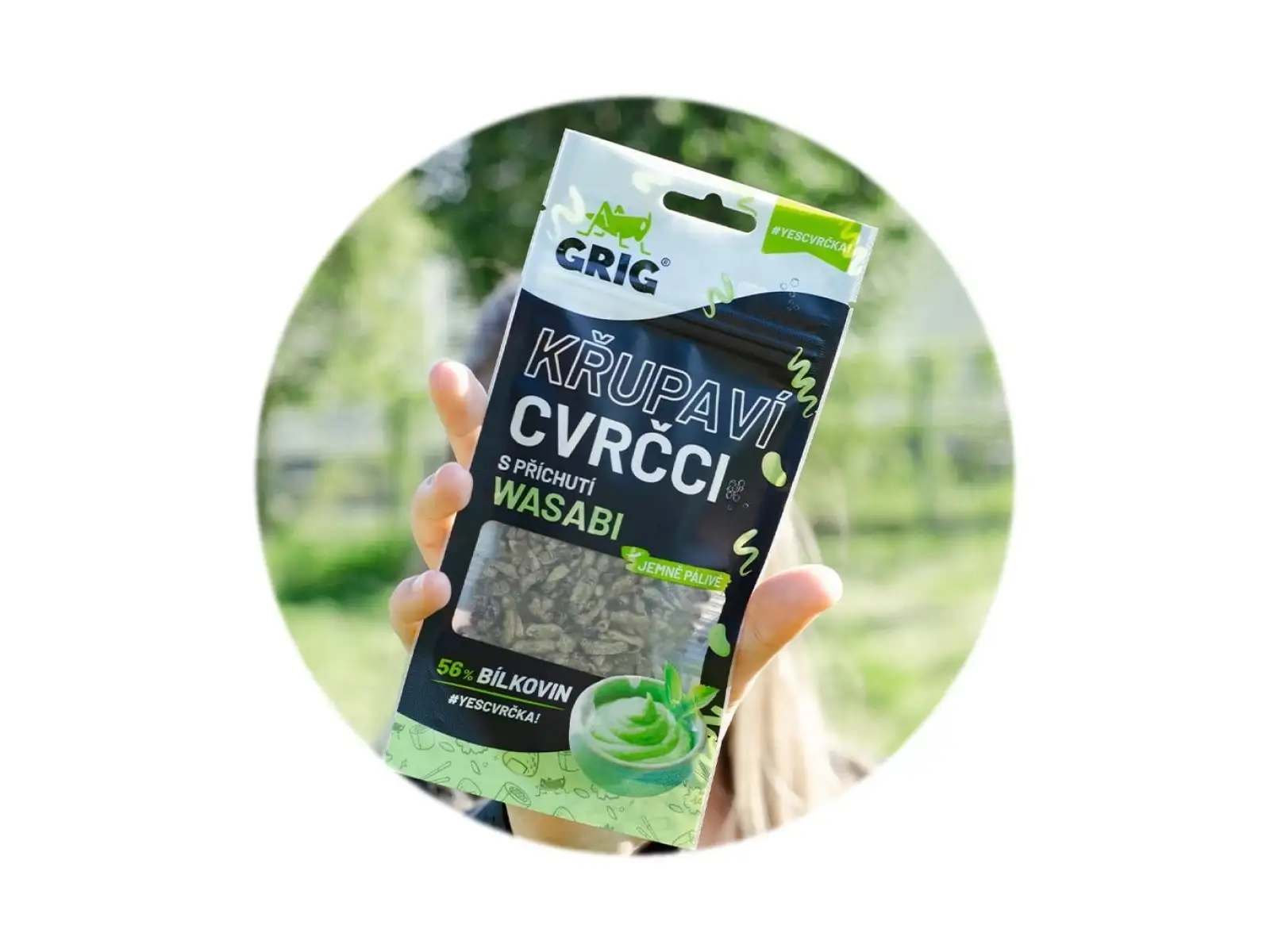 Grig knusprige Wasabi-Heuschrecken, 13 g