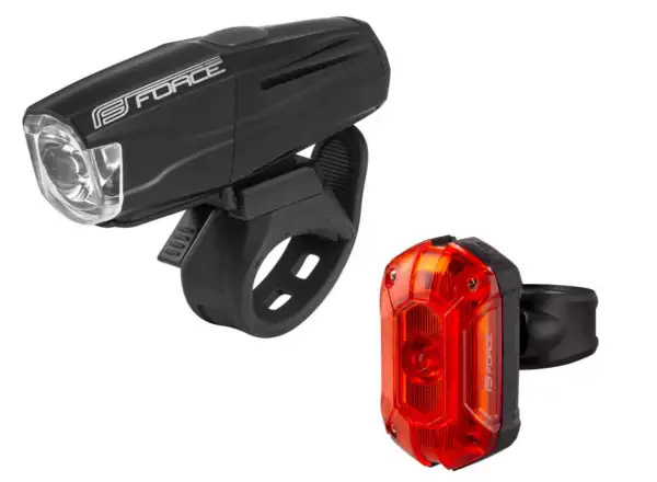 Force Vario USB Set mit Vorder- und Rücklichtern.