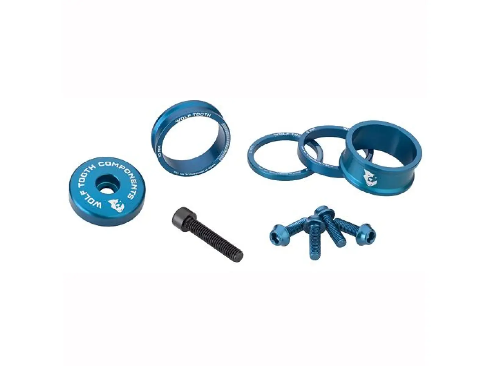 Wolf Tooth eloxiertes Farbkit in Blau